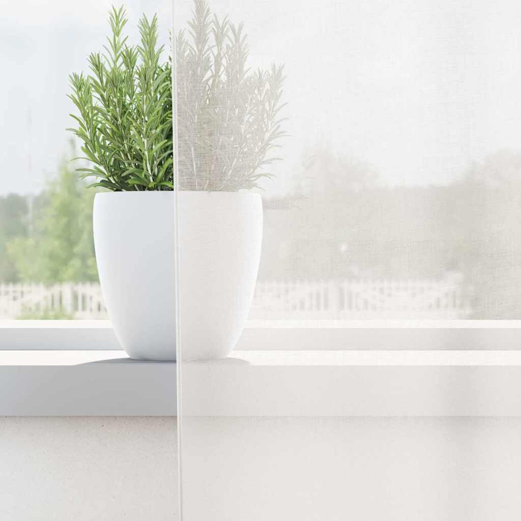 vidaXL Κουρτίνες Voile με βρόχους 2 τεμάχια Λευκό 140x175 cm
