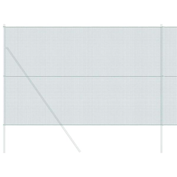 vidaXL Συγκολλητός φράχτης από σύρμα Πράσινο 1.6 x 25 m Ατσάλι