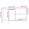 vidaXL Ντουλάπι TV artisan δρυς 80 x 40 x 50 cm Επεξεργασμένο ξύλο