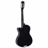 vidaXL Κιθάρα Western Classical Cutaway με 6 Χορδές Μαύρη 38"