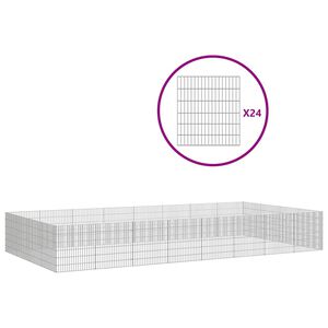 vidaXL &Pi;&epsilon;&rho;ί&phi;&rho;&alpha;&xi;&eta; &Zeta;ώ&omega;&nu; &Epsilon;&lambda;&epsilon;ύ&theta;&epsilon;&rho;&eta;&sigmaf; &Beta;&omicron;&sigma;&kappa;ή&sigmaf; 24 &Pi;ά&nu;&epsilon;&lambda; 54x60 &epsilon;&kappa;. &Gamma;&alpha;&lambda;&beta;. &Sigma;ί&delta;&epsilon;&rho;&omicron;