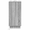 vidaXL Πλαϊνό Γραφείο με LED Γκρι sonoma 71 x 34.5 x 75 εκ.