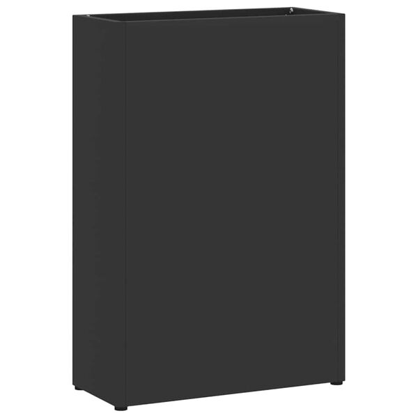 vidaXL Σχέδιο & βάση αποθήκευσης Μαύρο 28 x 12 x 41 εκ Ατσάλι