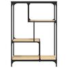 vidaXL Βιβλιοθήκη Sonoma Δρυς 81 x 36 x 115 εκ. Επεξεργ. Ξύλο / Ατσάλι