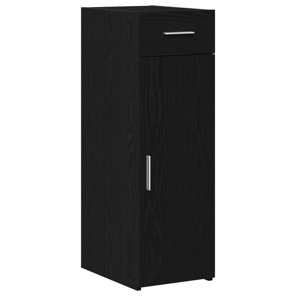 vidaXL Μπουφές Μαύρης Δρυός 30x42,5x93 εκ. Κατασκευασμένο από Ξύλο
