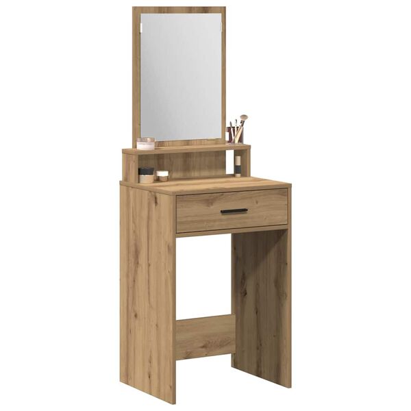 vidaXL &Tau;&rho;&alpha;&pi;έ&zeta;&iota; &pi;&epsilon;&rho;&iota;&pi;&omicron;ί&eta;&sigma;&eta;&sigmaf; &mu;&epsilon; &sigma;&upsilon;&rho;&tau;ά&rho;&iota; Artisan Oak 50 x 41 x 140 &epsilon;&kappa;.