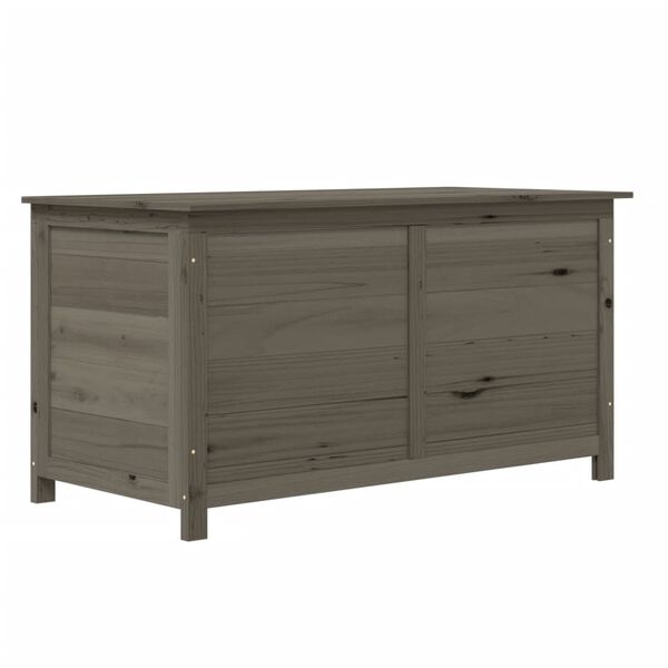 vidaXL Κουτί Μαξιλαριών Εξ. Χώρου Ανθρακί 100x50x56 εκ. Μασίφ Ελάτη