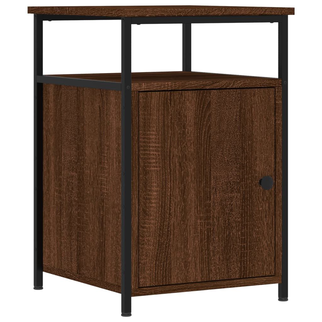 vidaXL Κομοδίνο Καφέ Δρυ 40 x 42 x 60 εκ. από Επεξεργασμένο Ξύλο