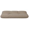 vidaXL Μαξιλάρι Παλέτας Taupe 80 x 40 x 12 εκ. Υφασμάτινο