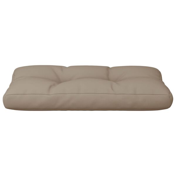 vidaXL Μαξιλάρι Παλέτας Taupe 80 x 40 x 12 εκ. Υφασμάτινο