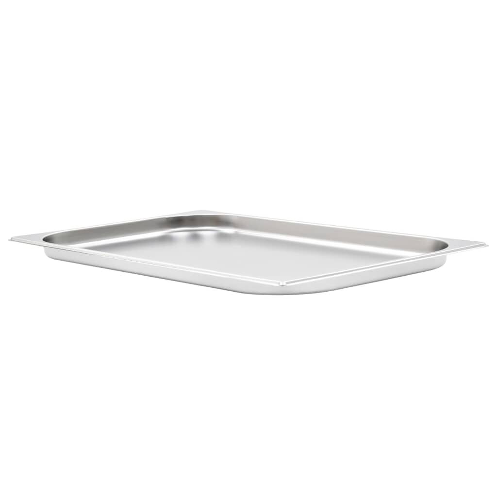 vidaXL Λεκάνες Gastronorm 4 τεμ. GN 1/1 20 χιλ. από Ανοξείδωτο Ατσάλι
