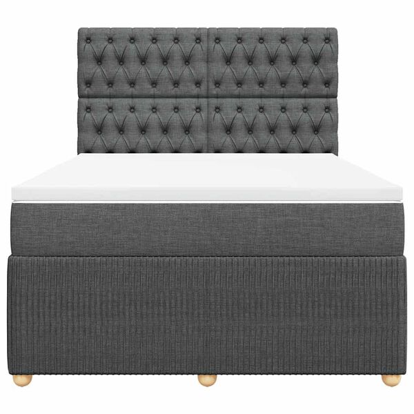 vidaXL &Kappa;&rho;&epsilon;&beta;ά&tau;&iota; Boxspring &mu;&epsilon; &Sigma;&tau;&rho;ώ&mu;&alpha; &Sigma;&kappa;&omicron;ύ&rho;&omicron; &Gamma;&kappa;&rho;&iota; 160x200 &epsilon;&kappa; &Upsilon;&phi;&alpha;&sigma;&mu;ά&tau;&iota;&nu;&omicron;