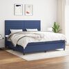 vidaXL &Kappa;&rho;&epsilon;&beta;ά&tau;&iota; Boxspring &mu;&epsilon; &Sigma;&tau;&rho;ώ&mu;&alpha; &Mu;&pi;&lambda;&epsilon; 200x200 &epsilon;&kappa;. &Upsilon;&phi;&alpha;&sigma;&mu;ά&tau;&iota;&nu;&omicron;