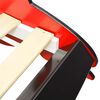 vidaXL Κρεβάτι Παιδικό Αγωνιστικό Αυτοκίνητο με LED Κόκκινο 90x200 εκ.