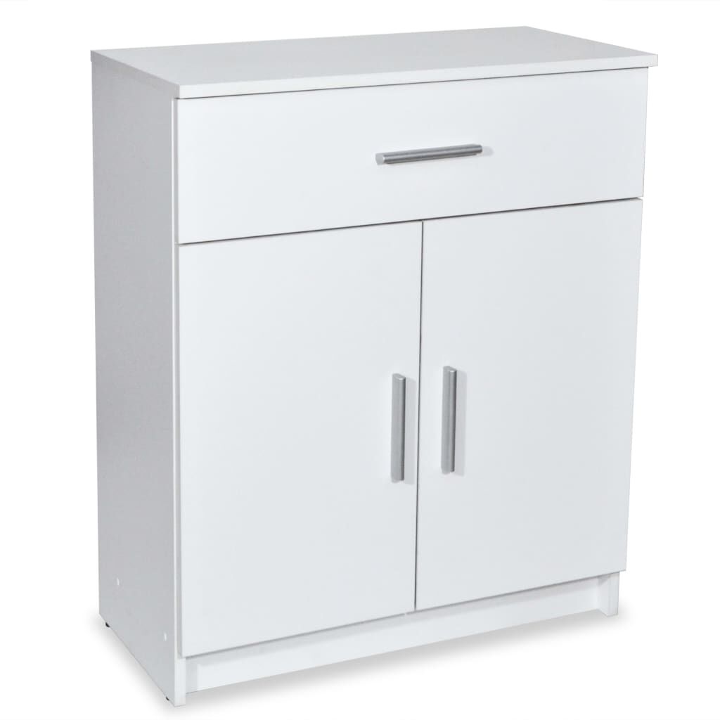 vidaXL Ντουλάπι Λευκό 71 x 35 x 88 εκ. από Μοριοσανίδα