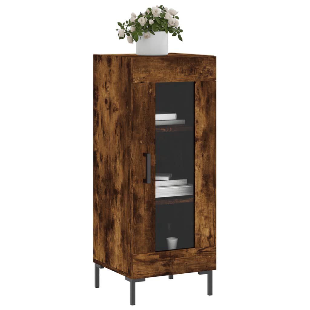 vidaXL Ντουλάπι Καπνιστή Δρυς 34,5 x 34 x 90 εκ. Επεξεργασμένο Ξύλο