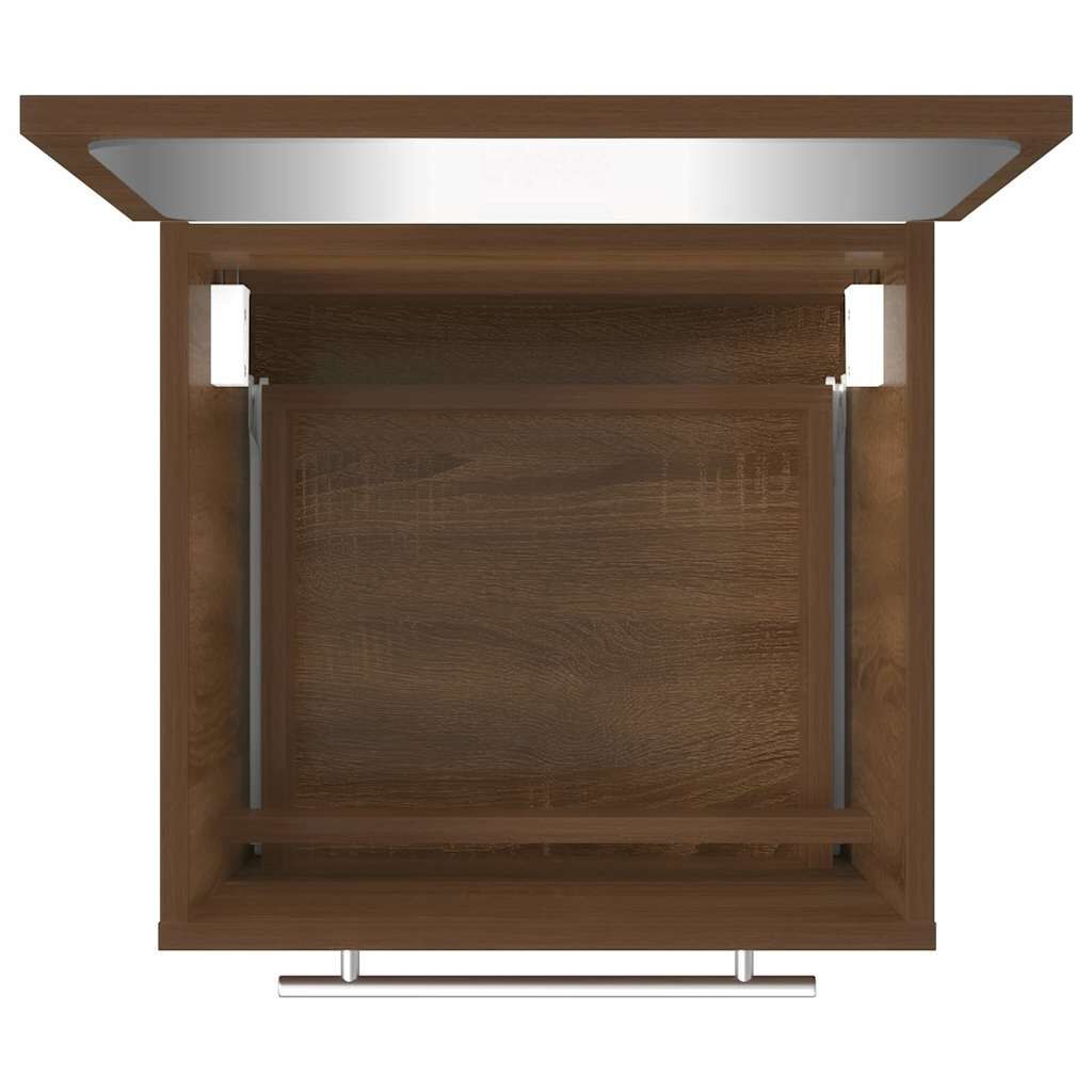 vidaXL Ντουλάπι Μπάνιου Γκρι Σκυροδέματος 65x33x60 εκ. Επεξ. Ξύλο