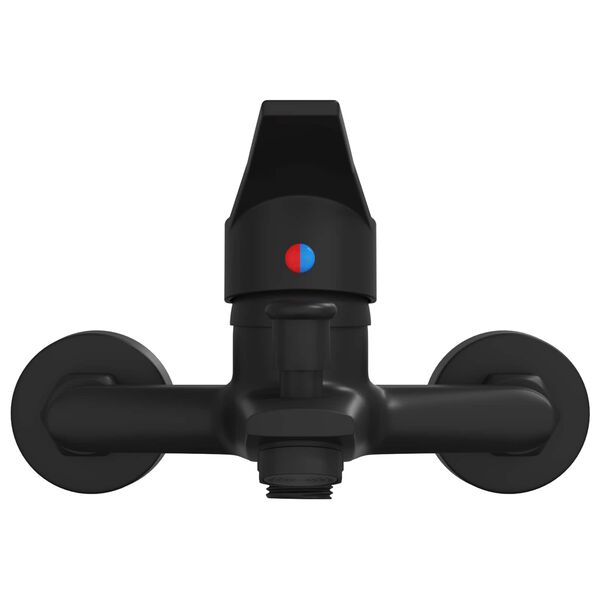 vidaXL Μίξερ ντους Μαύρο G 1 / 2 ίντσες