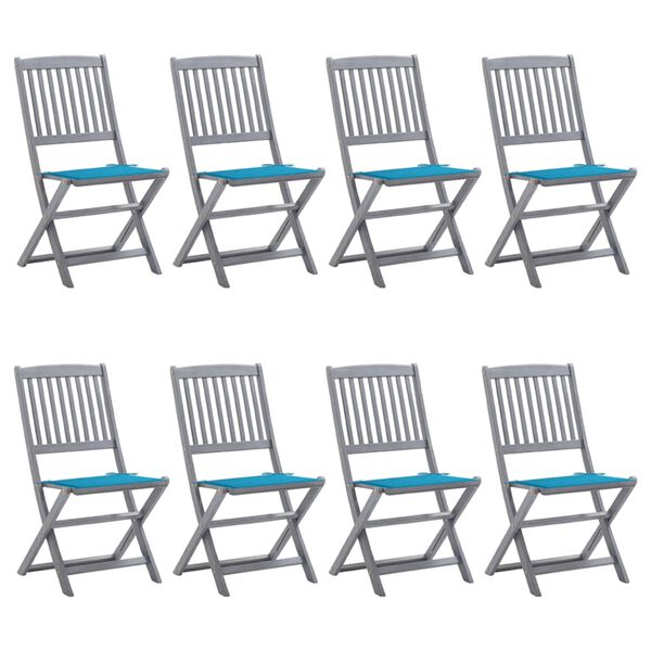 vidaXL &Kappa;&alpha;&rho;έ&kappa;&lambda;&epsilon;&sigmaf; &Epsilon;&xi;. &Chi;ώ&rho;&omicron;&upsilon; &Pi;&tau;&upsilon;&sigma;&sigma;ό&mu;&epsilon;&nu;&epsilon;&sigmaf; 8 &tau;&epsilon;&mu;. &Xi;ύ&lambda;&omicron; &Alpha;&kappa;&alpha;&kappa;ί&alpha;&sigmaf; &mu;&epsilon; &Mu;&alpha;&xi;&iota;&lambda;ά&rho;&iota;&alpha;