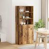 vidaXL Highboard &Pi;&alpha;&lambda;&iota;ό &Xi;ύ&lambda;&omicron; 80 x 42,5 x 185 &epsilon;&kappa; &Epsilon;&pi;&epsilon;&xi;&epsilon;&rho;&gamma;&alpha;&sigma;&mu;έ&nu;&omicron; &xi;ύ&lambda;&omicron;