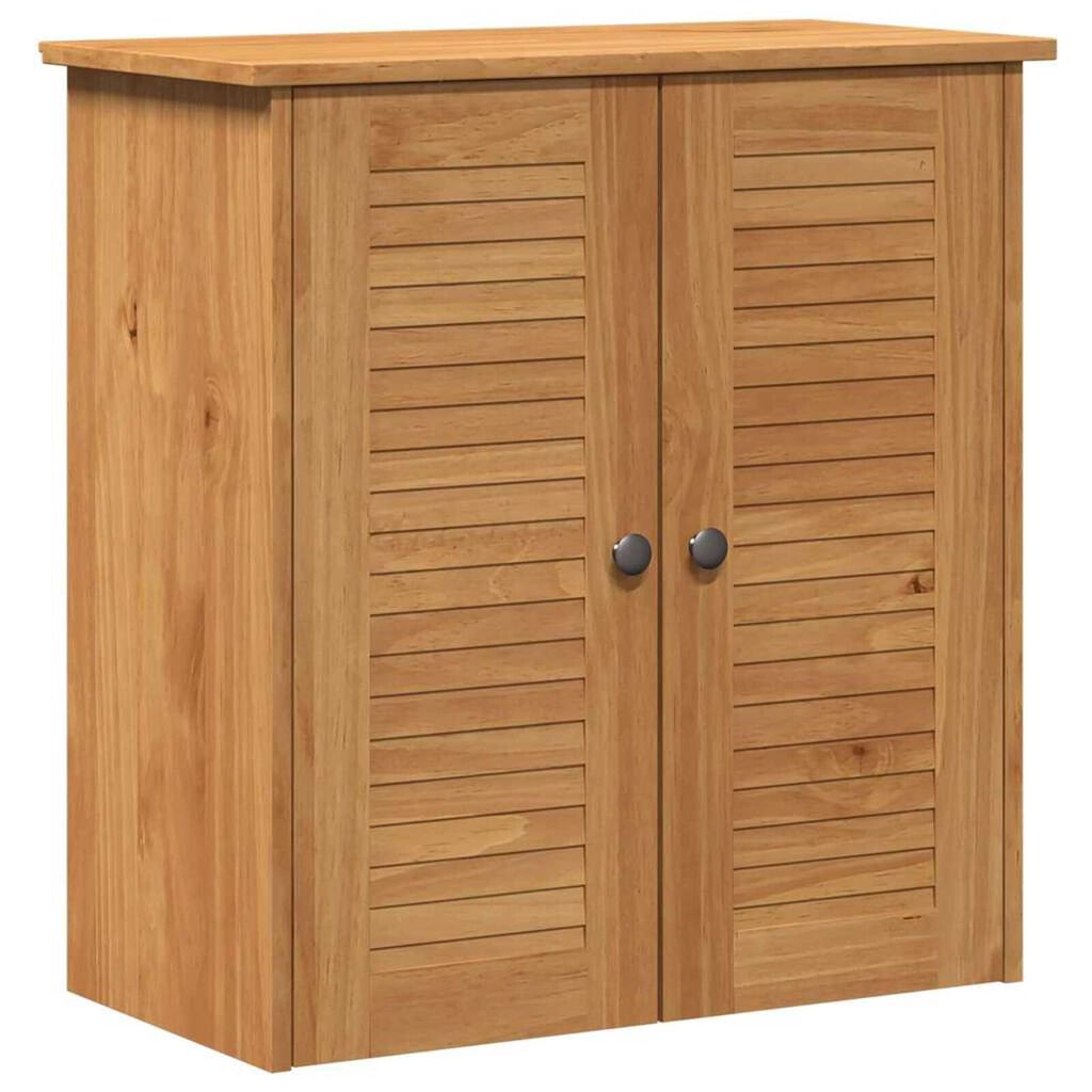 vidaXL Σετ Επίπλων Μπάνιου με συρτάρι 2 pcs Καφέ 67.5 x 34 x 80 εκ.