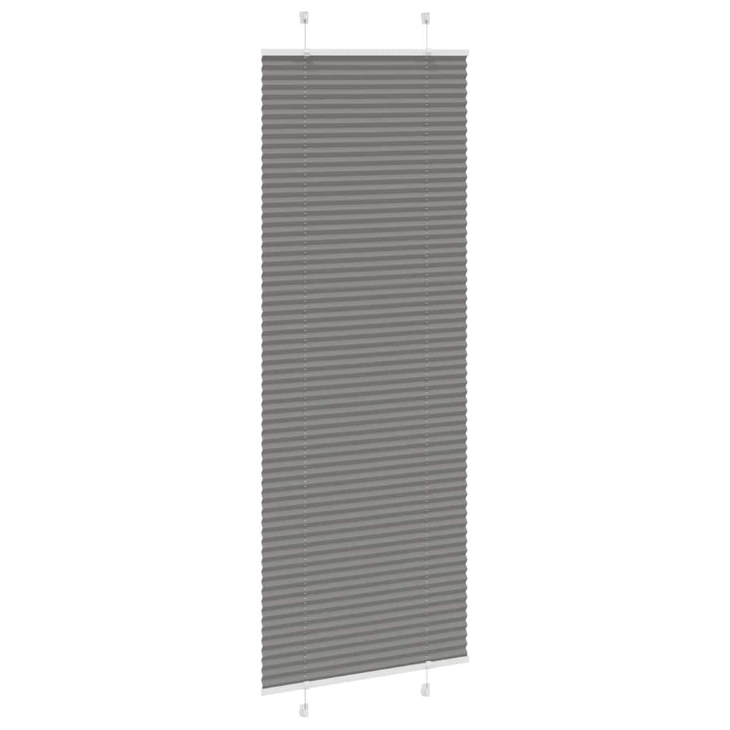 vidaXL Πλισέ περσίδα Ανθρακί 70x200 cm Πλάτος υφάσματος 69,4 cm
