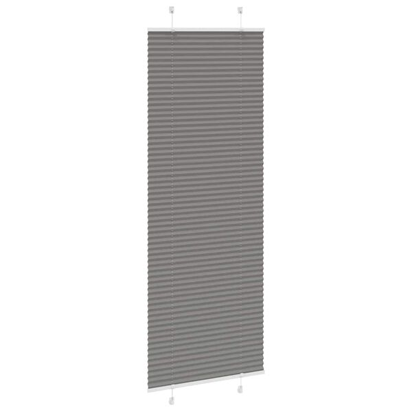 vidaXL Πλισέ περσίδα Ανθρακί 70x200 cm Πλάτος υφάσματος 69,4 cm