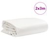 vidaXL Μουσαμάς Λευκός 2 x 3 μ. 650 γρ./μ²