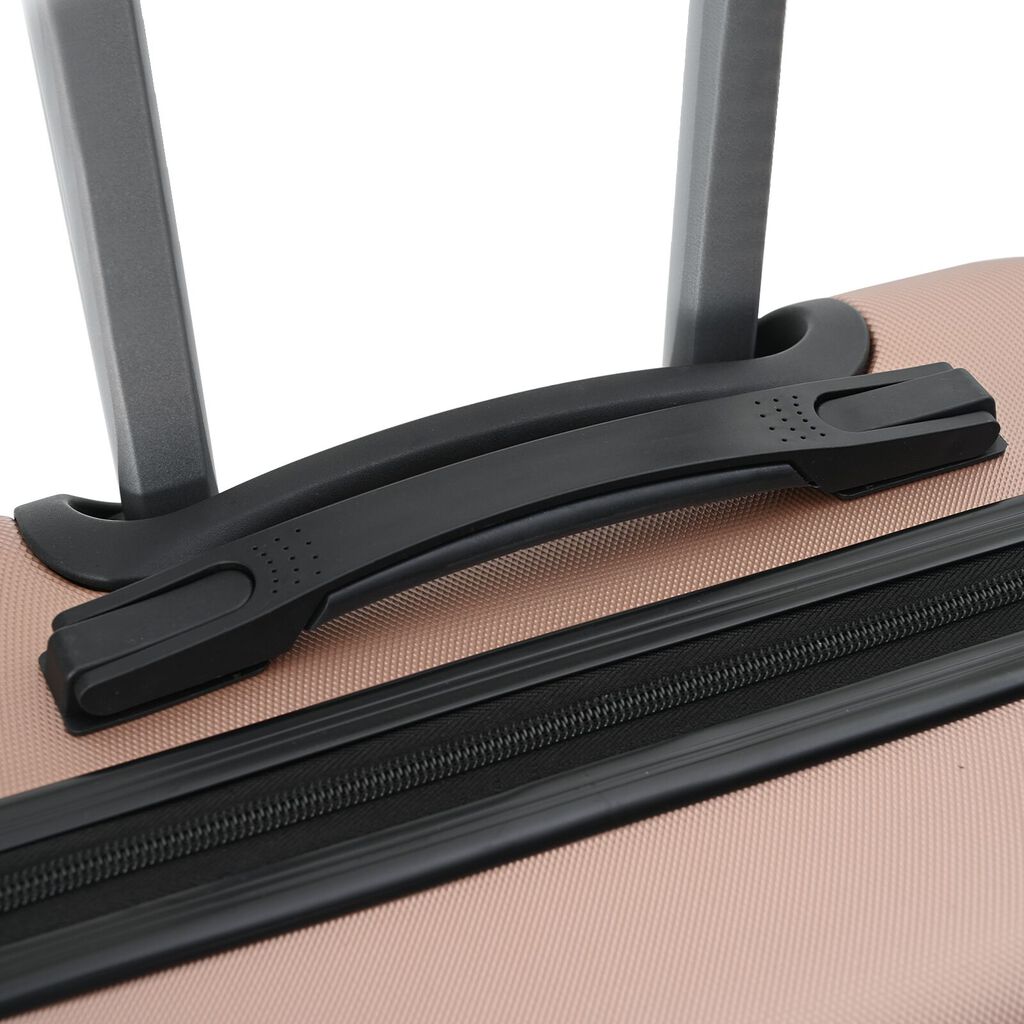 vidaXL Σετ Βαλίτσας 3 τμχ Σκληρή Ροζ Χρυσό 20” 24” 28” ABS