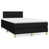 vidaXL &Kappa;&rho;&epsilon;&beta;ά&tau;&iota; Boxspring &mu;&epsilon; &Sigma;&tau;&rho;ώ&mu;&alpha; & LED &Mu;&alpha;ύ&rho;&omicron; 120x190 &epsilon;&kappa;. &Upsilon;&phi;&alpha;&sigma;&mu;ά&tau;&iota;&nu;&omicron;
