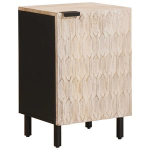 vidaXL &Nu;&tau;&omicron;&upsilon;&lambda;ά&pi;&iota; &Mu;&pi;ά&nu;&iota;&omicron;&upsilon; &Lambda;&epsilon;&upsilon;&kappa;ό 38 x 33 x 58 &epsilon;&kappa;. &Sigma;&tau;&epsilon;&rho;&epsilon;ό &xi;ύ&lambda;&omicron; &mu;ά&nu;&gamma;&kappa;&omicron;