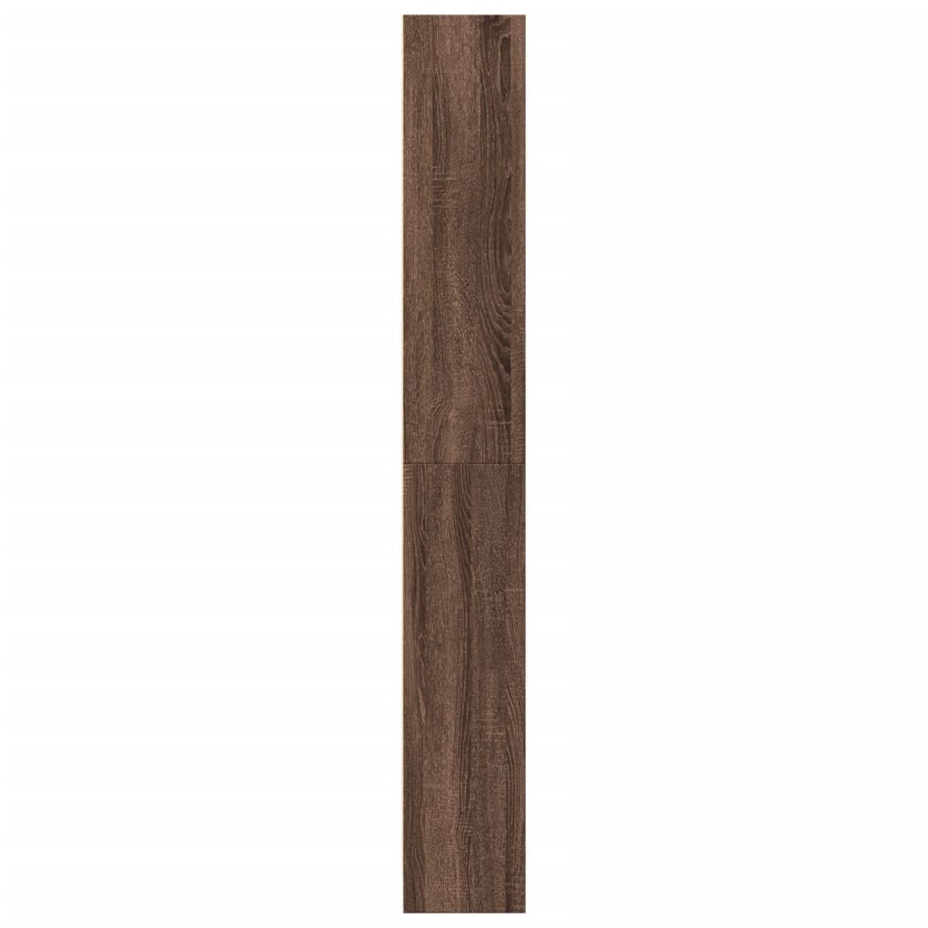 vidaXL Βιβλιοθήκη Καφέ Δρυς 80x24x176 εκ. από Επεξεργασμένο Ξύλο
