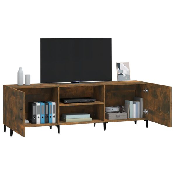 vidaXL Έπιπλο Τηλεόρασης Καπνιστή Δρυς 150x30x50 εκ. Επεξ. Ξύλο
