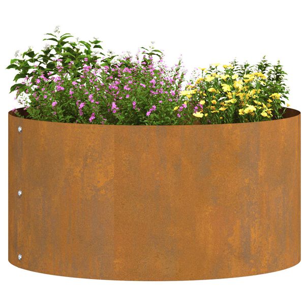 vidaXL Ζαρντινιέρες κήπου 5 pcs Καφέ 40 x 40 x 20 cm Ατσάλι corten