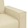 vidaXL Πολυθρόνα-καναπές με μαξιλάρι Κρεμ 180 x 78 x 84 εκ. Δερματίνη