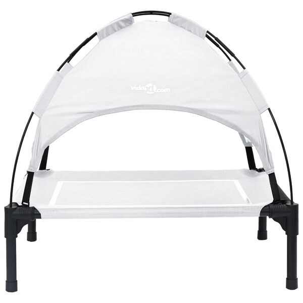 vidaXL Κρεβάτι Σκύλου Ασημί γκρι m Ατσάλι