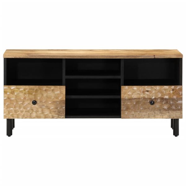 vidaXL Έπιπλο Τηλεόρασης 100 x 33 x 46 εκ. από Μασίφ Ξύλο Μάνγκο
