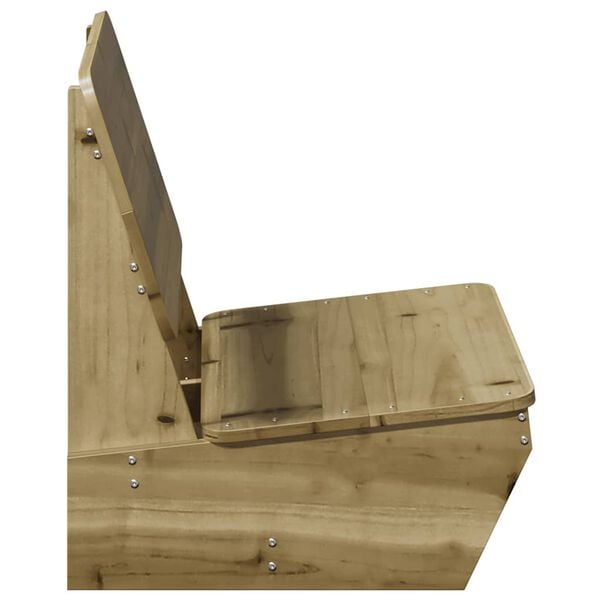 Καρέκλα κήπου vidaXL 60x64x70,5 cm Εμποτισμένο ξύλο πεύκο