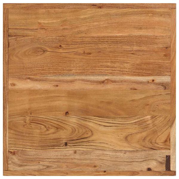 vidaXL Τραπέζι Μπαρ 55 x 55 x 107 εκ. από Μασίφ Ξύλο Ακακίας & Σίδηρο