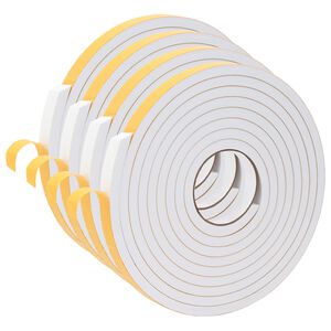 vidaXL &Alpha;&upsilon;&tau;&omicron;&kappa;ό&lambda;&lambda;&eta;&tau;&eta; &tau;&alpha;&iota;&nu;ί&alpha; &alpha;&phi;&rho;&omicron;ύ 4 &tau;&mu;&chi;. &Lambda;&epsilon;&upsilon;&kappa;ό 15mm x 5m &Chi; foam CR