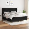 vidaXL &Kappa;&rho;&epsilon;&beta;ά&tau;&iota; Boxspring &mu;&epsilon; &Sigma;&tau;&rho;ώ&mu;&alpha; &Mu;&alpha;ύ&rho;&omicron; 160x200 &epsilon;&kappa;. &Upsilon;&phi;&alpha;&sigma;&mu;ά&tau;&iota;&nu;&omicron;