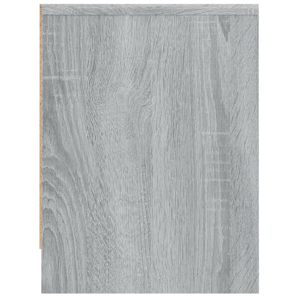 vidaXL Κομοδίνο Γκρι Sonoma 40 x 30 x 40 εκ. από Επεξεργασμένο Ξύλο