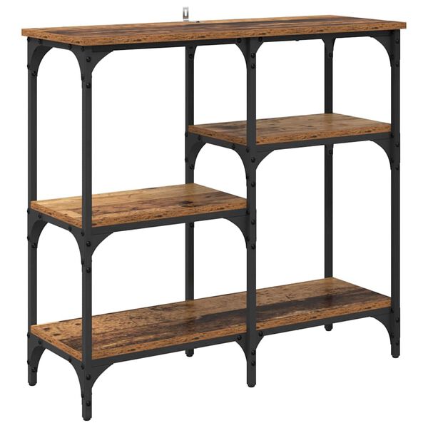 vidaXL &Tau;&rho;&alpha;&pi;έ&zeta;&iota; &kappa;&omicron;&nu;&sigma;ό&lambda;&alpha;&sigmaf; &Pi;&alpha;&lambda;&iota;ό &Xi;ύ&lambda;&omicron; 80 x 29 x 75 &epsilon;&kappa; &Epsilon;&pi;&epsilon;&xi;&epsilon;&rho;&gamma;&alpha;&sigma;&mu;έ&nu;&omicron; &xi;ύ&lambda;&omicron;