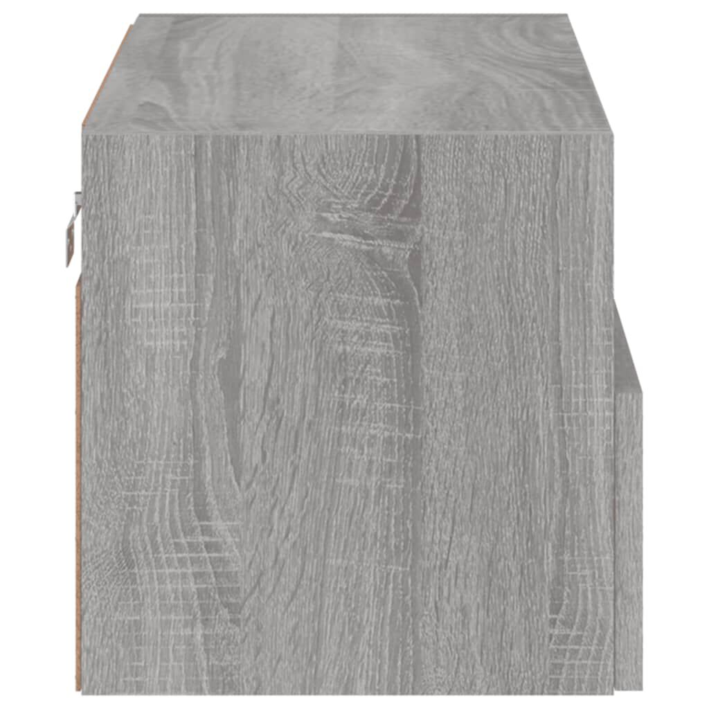 vidaXL Ντουλάπι Τοίχου Τηλεόρασης Γκρι Sonoma 60x30x30εκ Επεξ Ξύλο