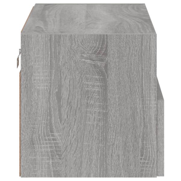 vidaXL Ντουλάπι Τοίχου Τηλεόρασης Γκρι Sonoma 60x30x30εκ Επεξ Ξύλο
