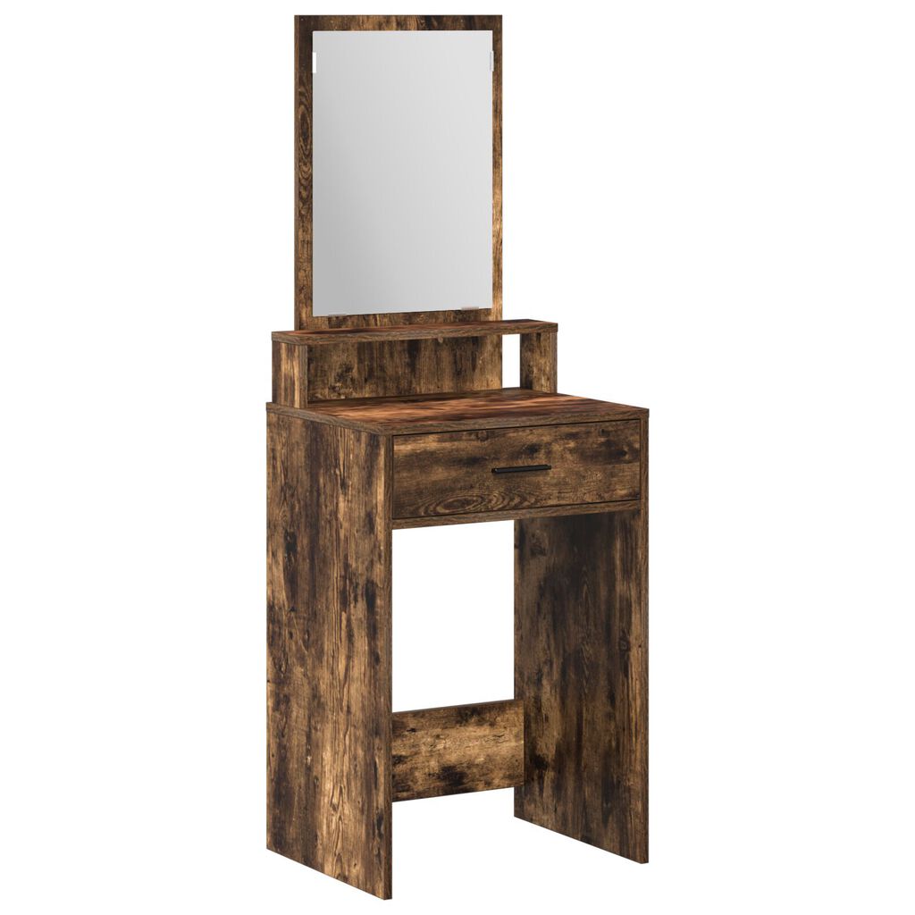 vidaXL Τουαλέτα με Συρτάρια Καπνιστού Δρυ 50x41x140 εκ