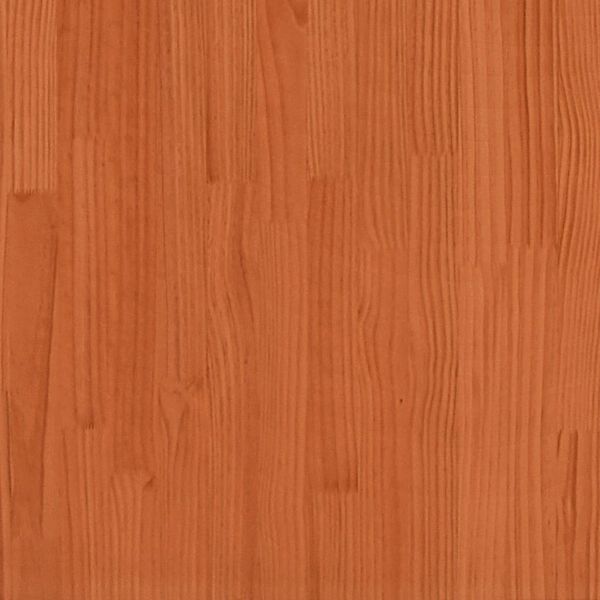 vidaXL Πλαίσιο Κρεβατιού με Κεφαλάρι Μελί 160x200εκ. Μασίφ Ξύλο Πεύκου