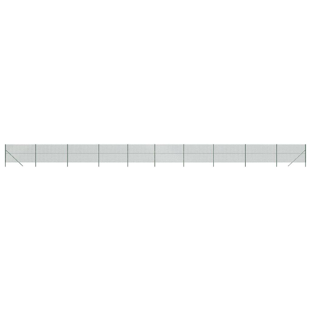 vidaXL Συρματόπλεγμα Περίφραξης Πράσινο 1,6 x 25 μ.
