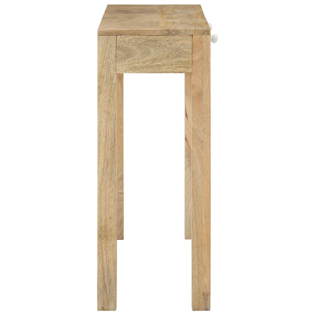 vidaXL Τραπέζι Κονσόλα 110x30x75 εκ. από Μασίφ Ξεβαμμένο Ξύλο Μάνγκο