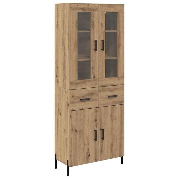 vidaXL Highboard Artisan Oak 69,5 x 34 x 180 &epsilon;&kappa;. &Epsilon;&pi;&epsilon;&xi;&epsilon;&rho;&gamma;&alpha;&sigma;&mu;έ&nu;&omicron; &xi;ύ&lambda;&omicron;